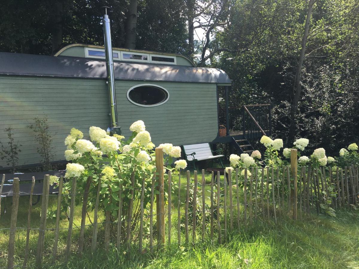 Historischer Zirkuswagen Inmitten Der Natur Fischach Extérieur photo